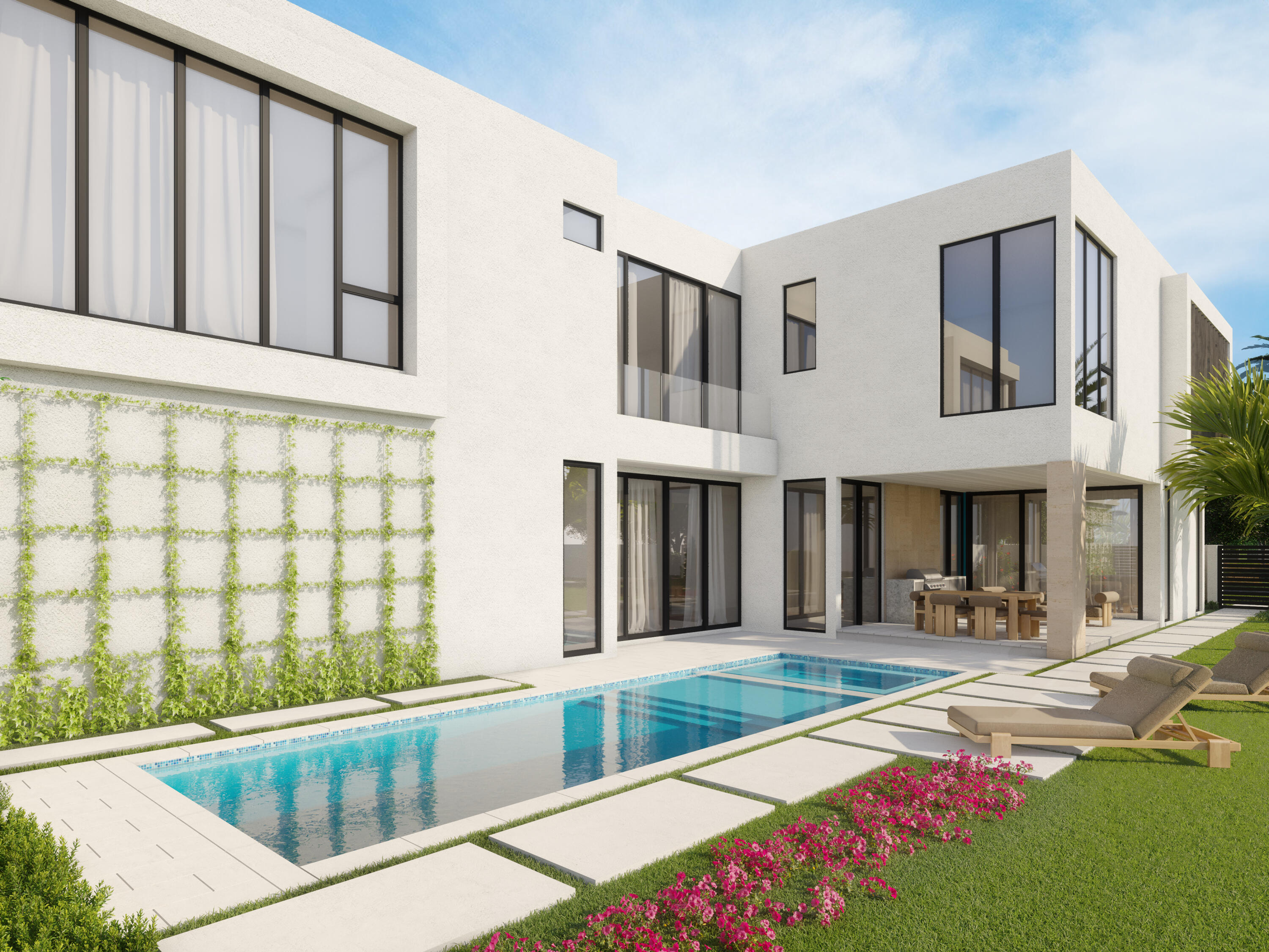 325 Grove Place Delray Beach, FL 33444 - Photo 2 of 37 Serenity Modern - Pool Area (lot 3 & 6)