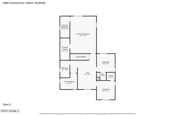 $2,235 | 2466 East Vermont Drive, Gilbert, AZ 85295