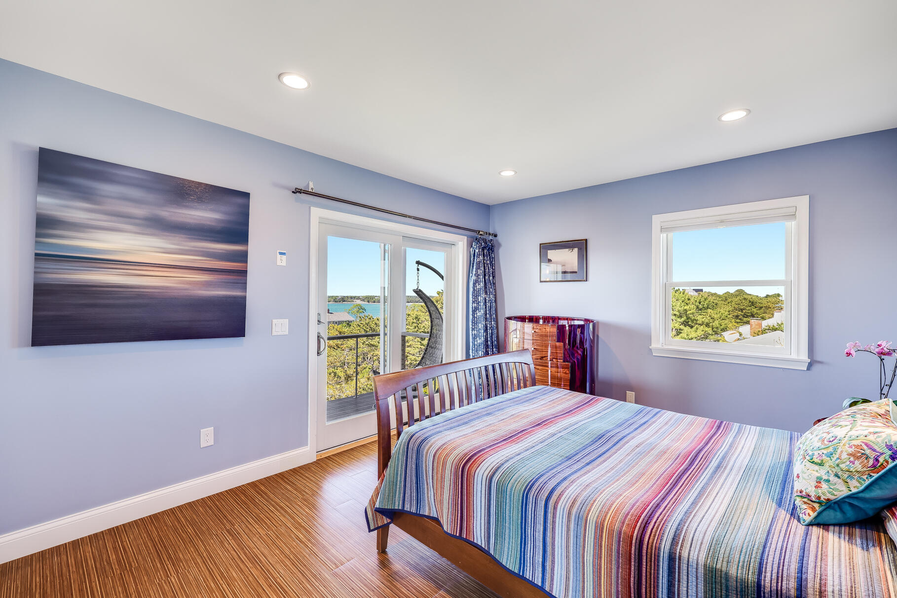 114 4th Street Wellfleet, MA 02667 - Photo 13 of 16 Bedroom with harborview