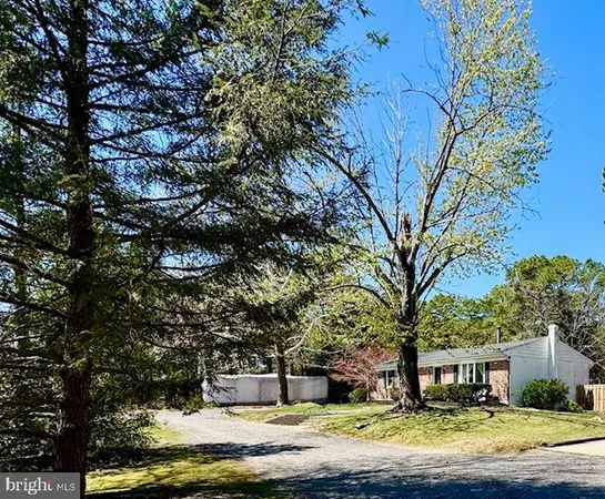 a tall house with trees in front of it