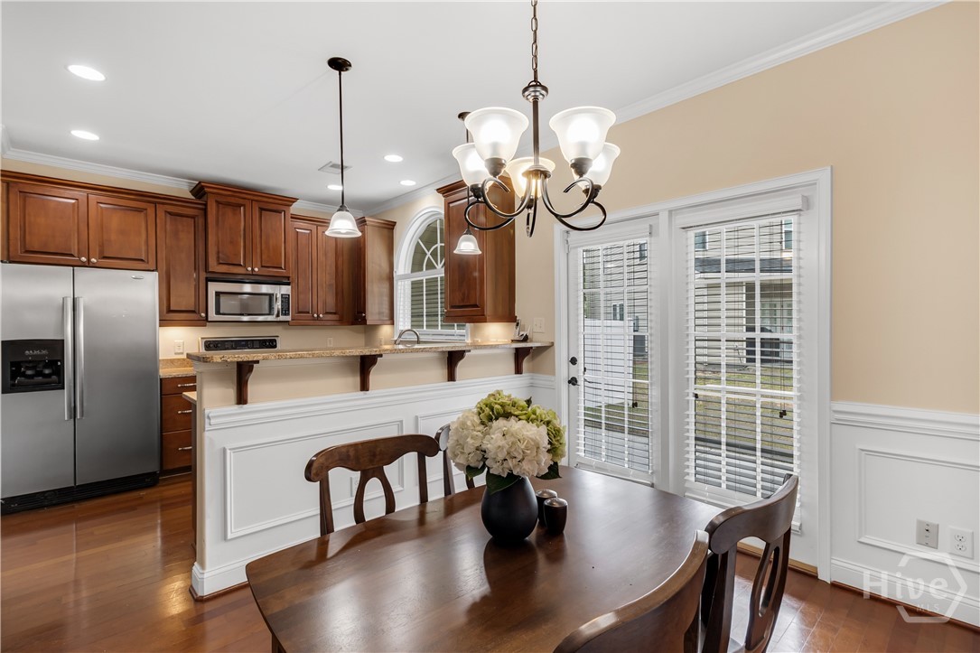 227 Durham Park Way Pooler, GA 31322 - Photo 8 of 31 Dining Area and Kitchen