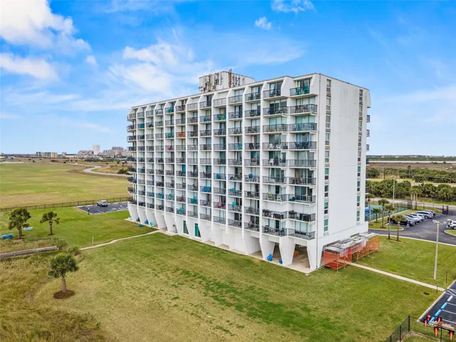 a view of a city with tall buildings