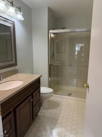 an empty room with a windows