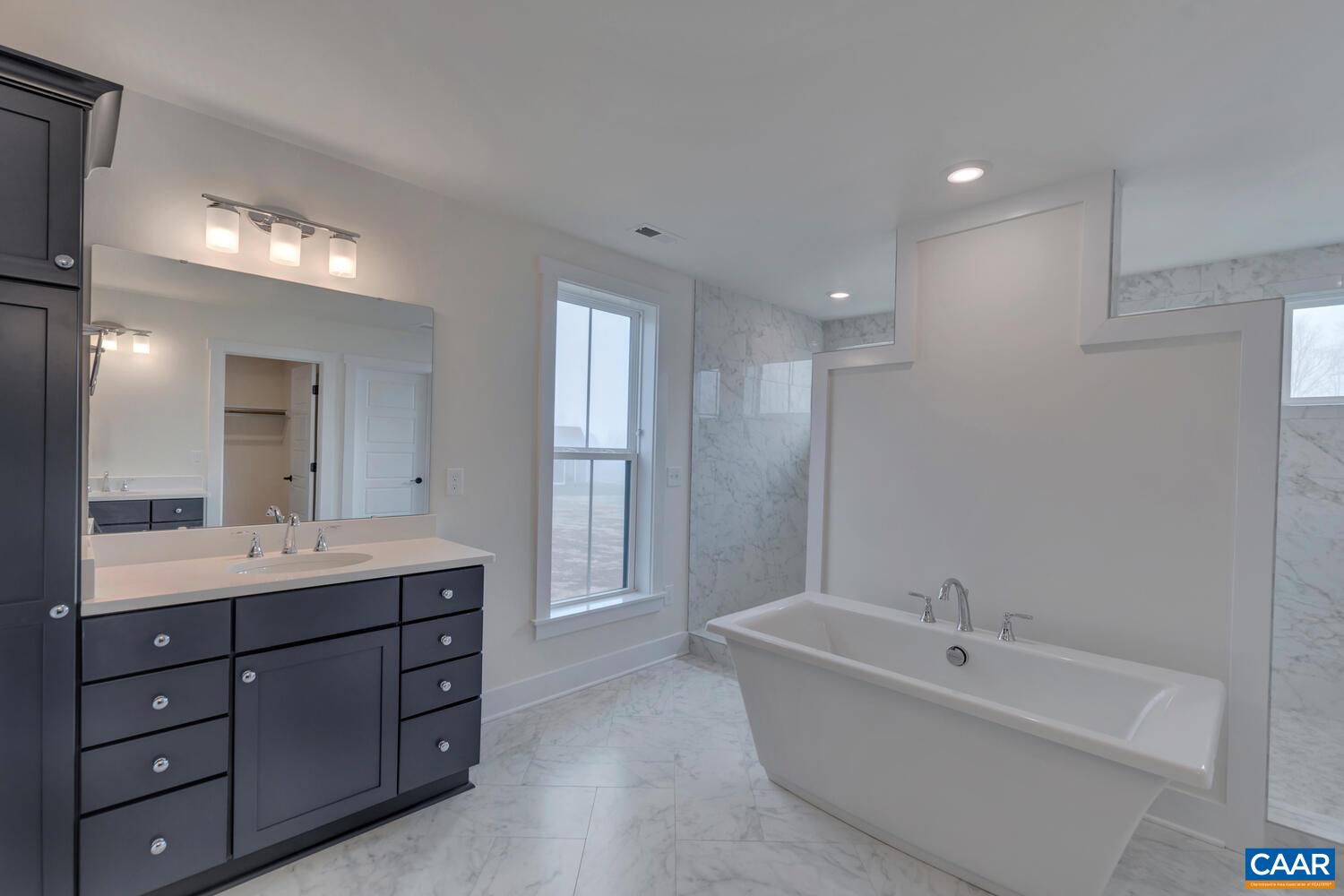 3031 Eagle View Charlottesville, VA 22903 - Photo 51 of 75 a bathroom with a double vanity sink mirror and bathtub