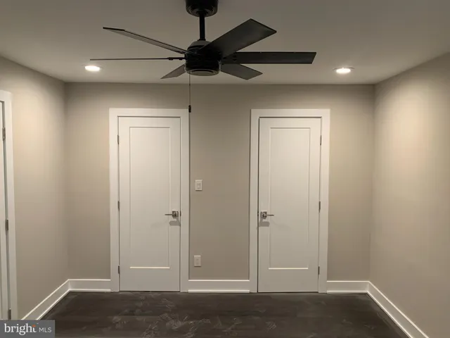 a view of a hallway with a elevator