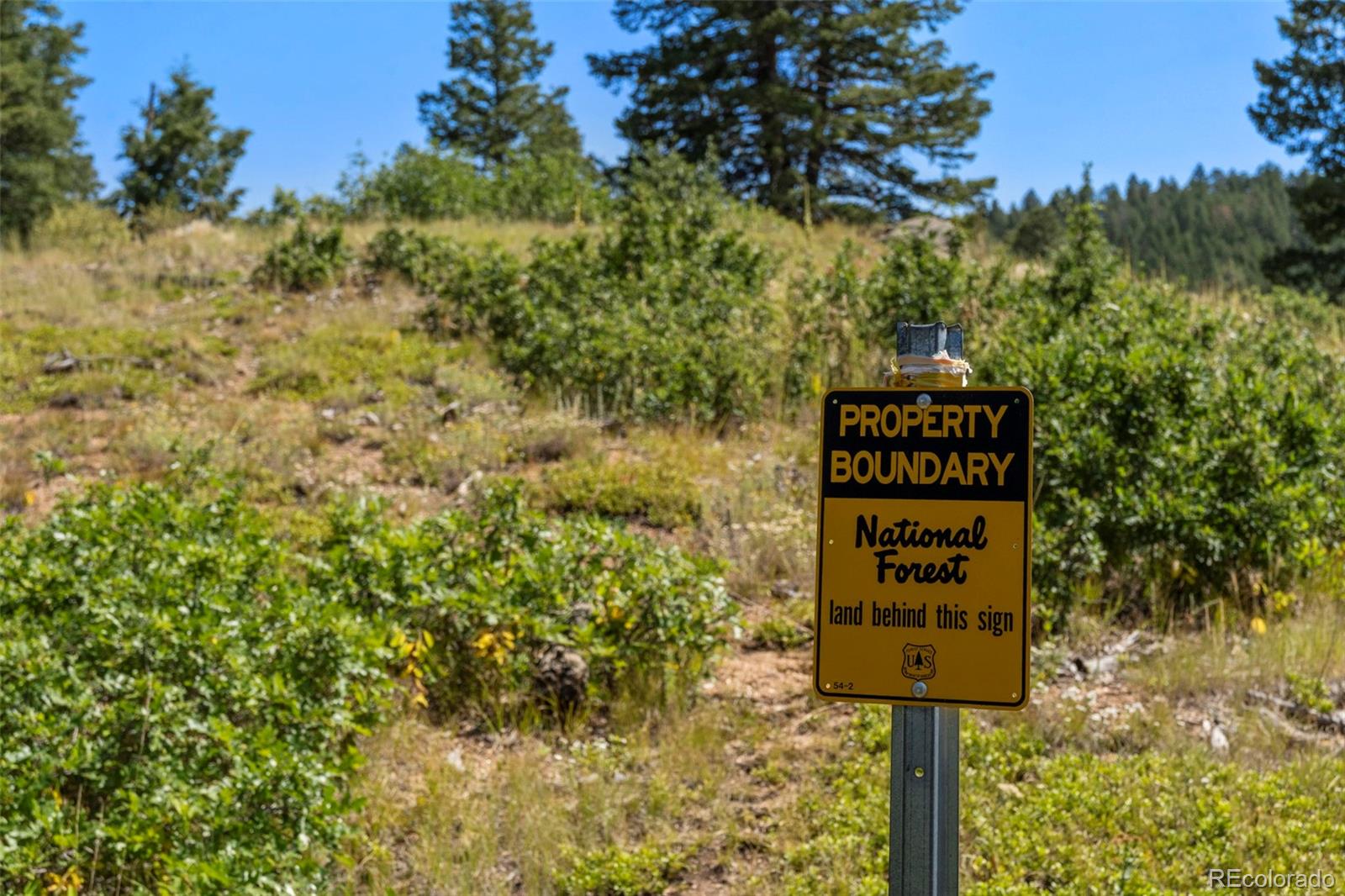 12511 West Tina Lane Sedalia, CO 80135 - Photo 17 of 22 a sign on the side of a road