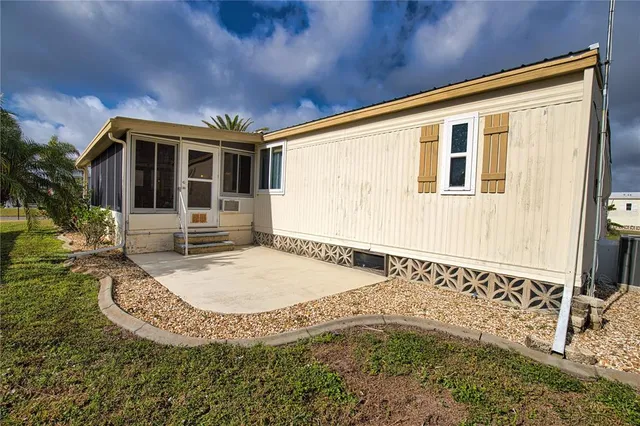 a view of an outdoor space and tennis court
