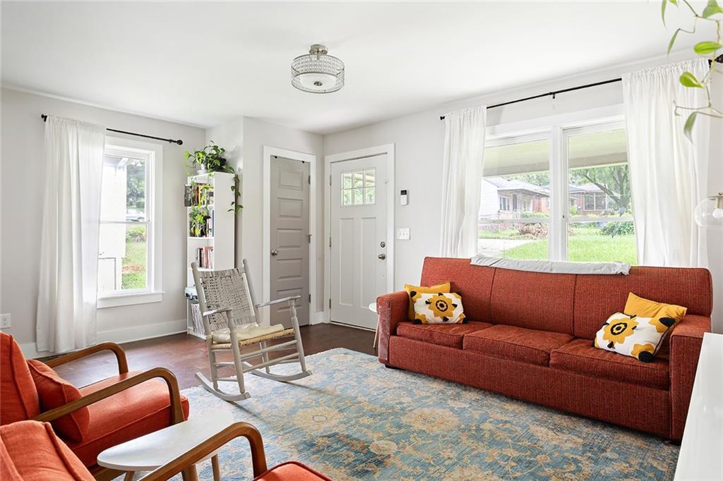 2280 Larchwood Road Southwest Atlanta, GA 30310 - Photo 5 of 20 a living room with furniture and a window