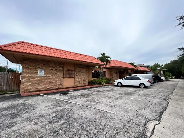 a view of a house with a patio