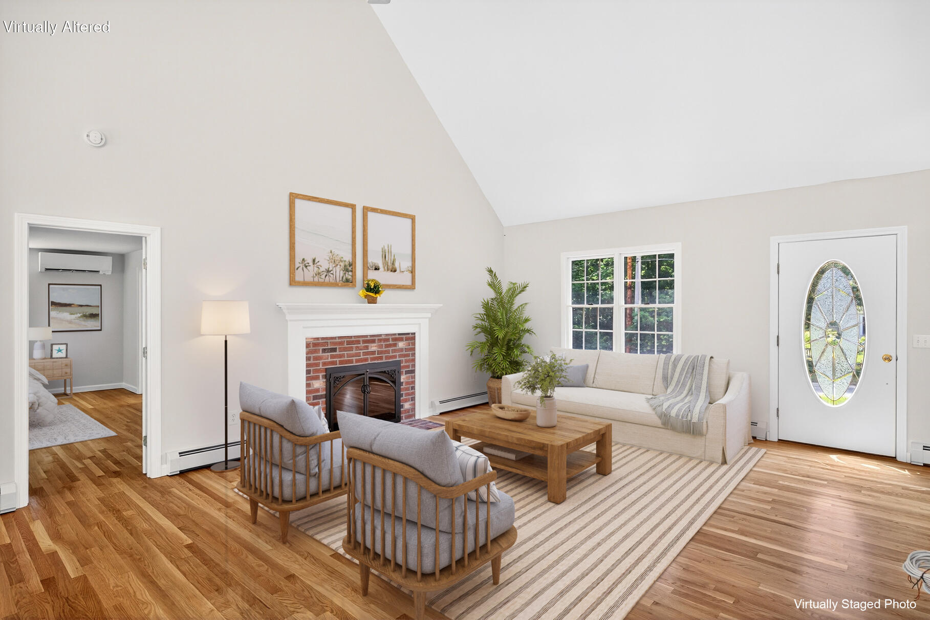 510 Hay Road Eastham, MA 02642 - Photo 4 of 34 a living room with furniture a fireplace and a window