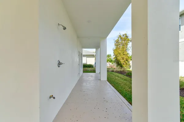 a view of a house with a porch