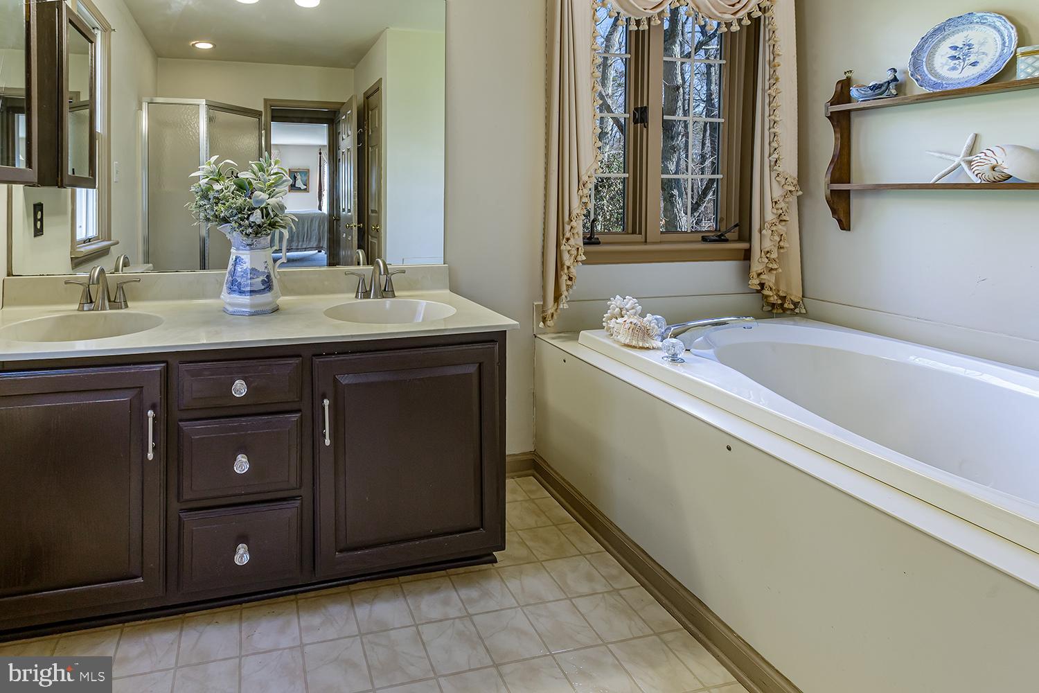 823 McKendimen Road Shamong, NJ 08088 - Photo 20 of 31 Main bedroom full bath with soaking tub & shower