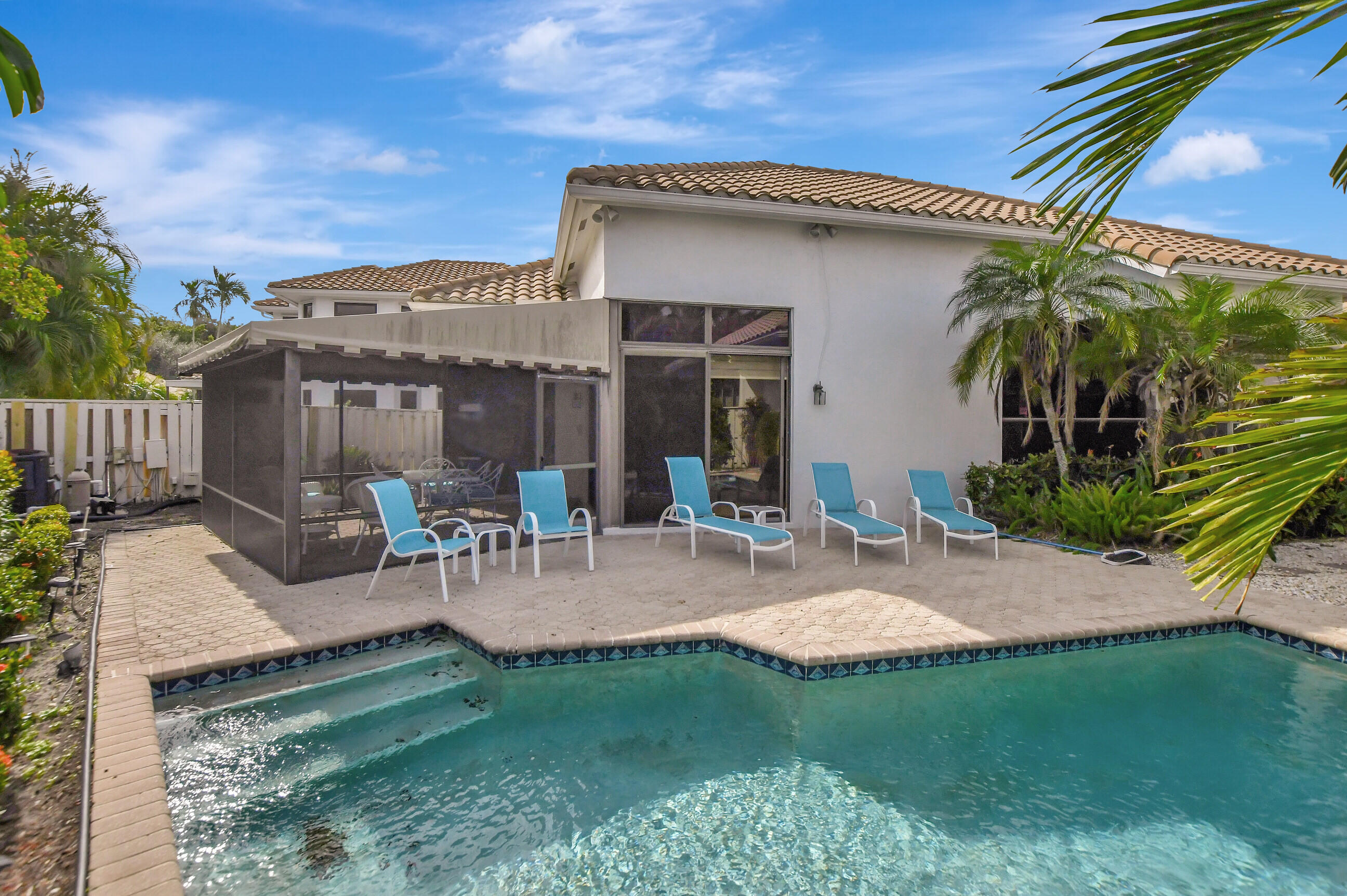 6348 Northwest 25th Way Boca Raton, FL 33496 - Photo 26 of 51 screened-in lanai & pool