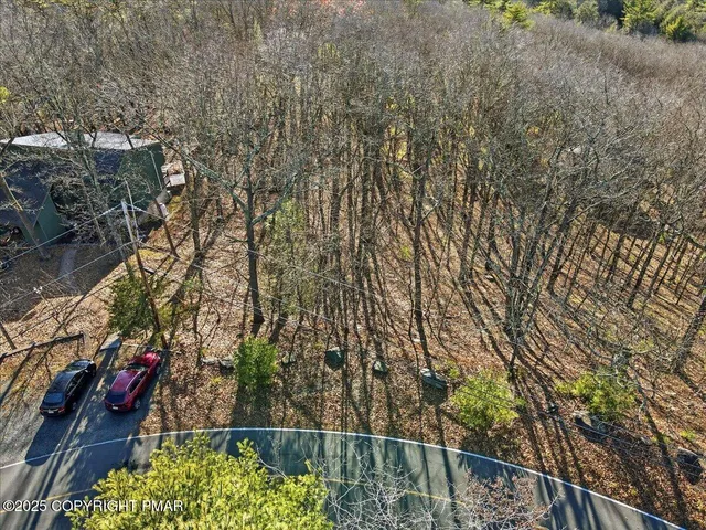 a view of city and mountain