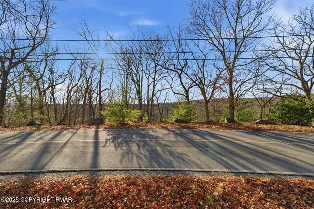 a view of a backyard of the house