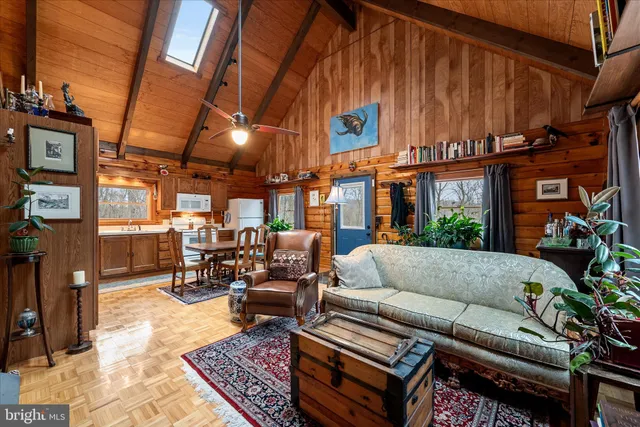 a outdoor living space with patio furniture and a potted plant