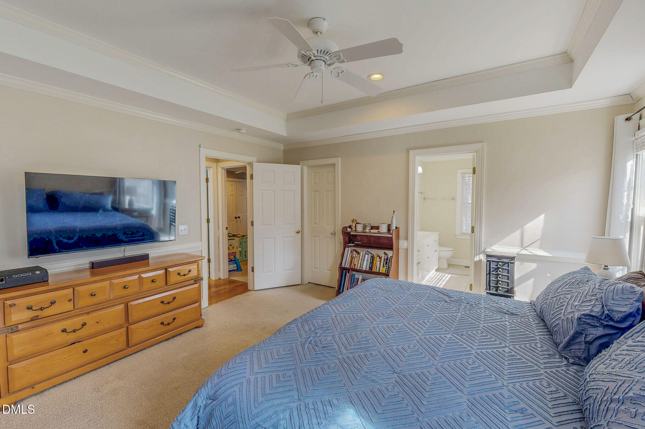 70 Younger Road Roxboro, NC 27573 - Photo 12 of 45 a bedroom with a bed and a television