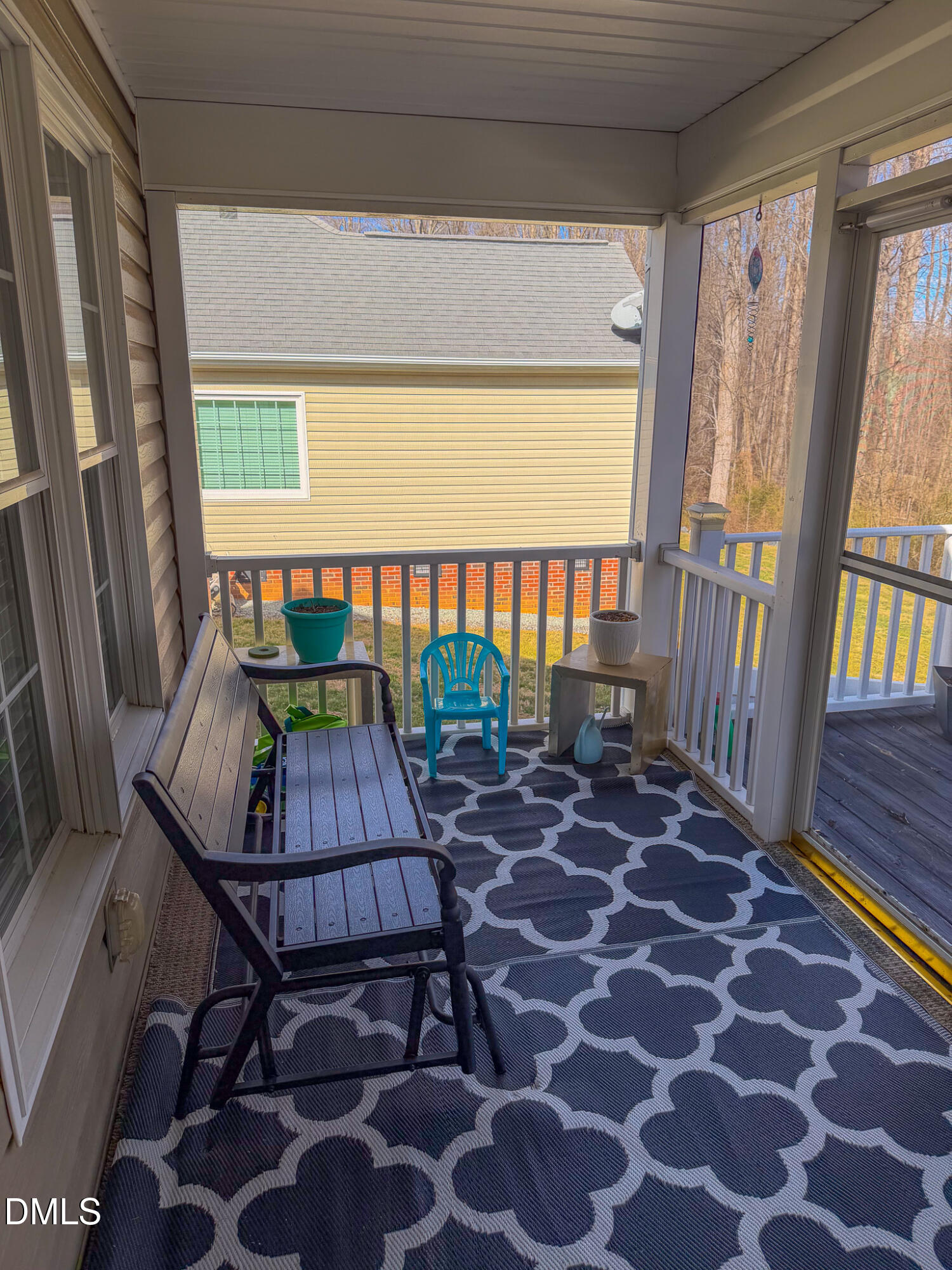 70 Younger Road Roxboro, NC 27573 - Photo 35 of 45 a view of a balcony with furniture