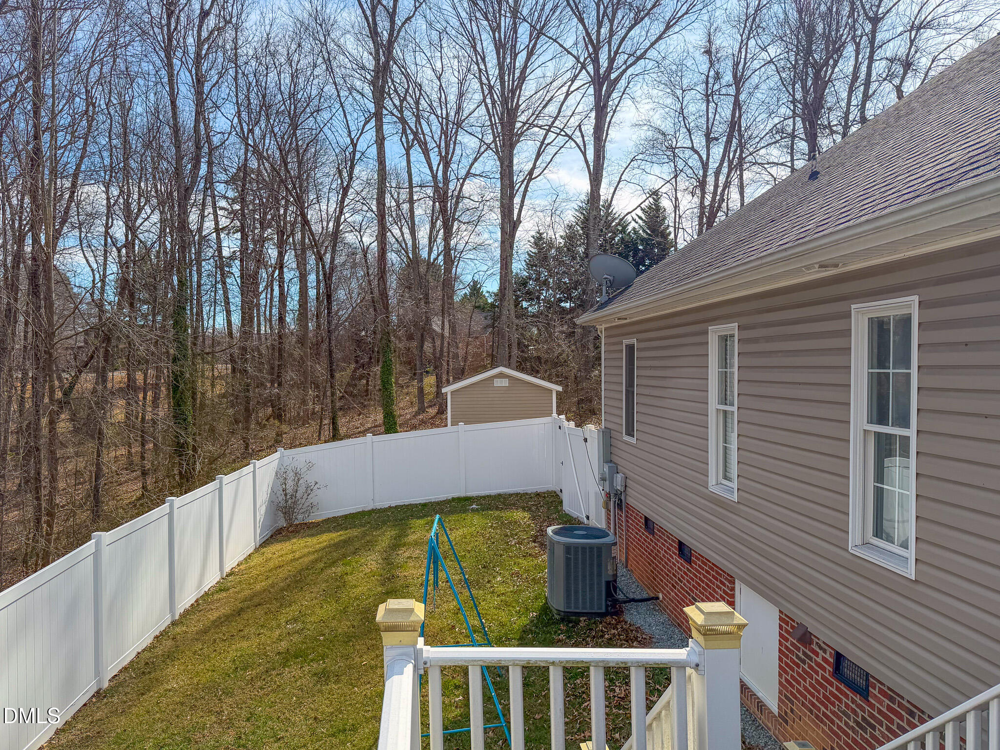 70 Younger Road Roxboro, NC 27573 - Photo 7 of 45 a view of a balcony with yard