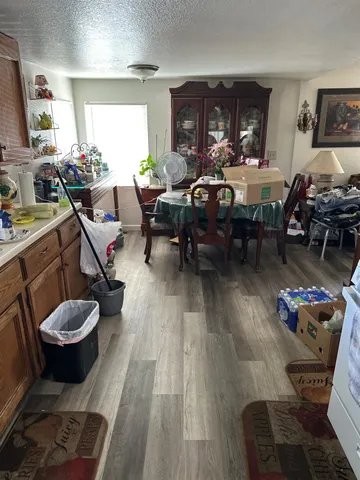 a bed room with bed and window