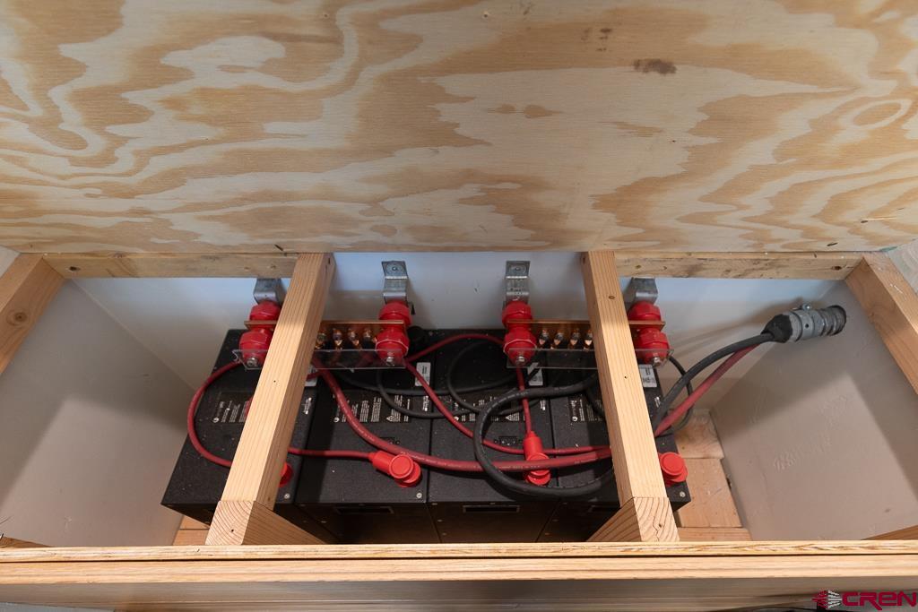 448 Hermosa View Drive Durango, CO 81301 - Photo 28 of 42 a view of a garage with rack and bicycle