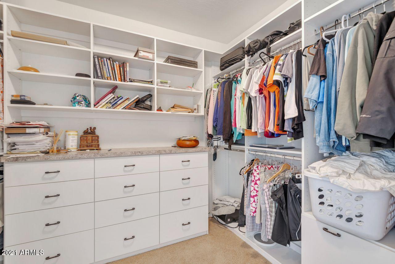 27802 North Quail Spring Road Rio Verde, AZ 85263 - Photo 16 of 35 a view of walk in closet with clothes and shoes