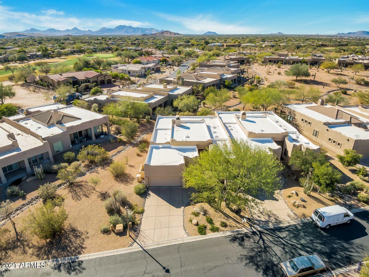 27802 North Quail Spring Road Rio Verde, AZ 85263 - Photo 29 of 35 an aerial view of residential houses with outdoor space