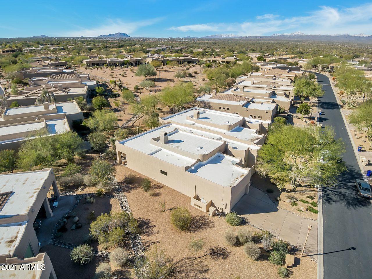 27802 North Quail Spring Road Rio Verde, AZ 85263 - Photo 34 of 35 an aerial view of residential houses with outdoor space