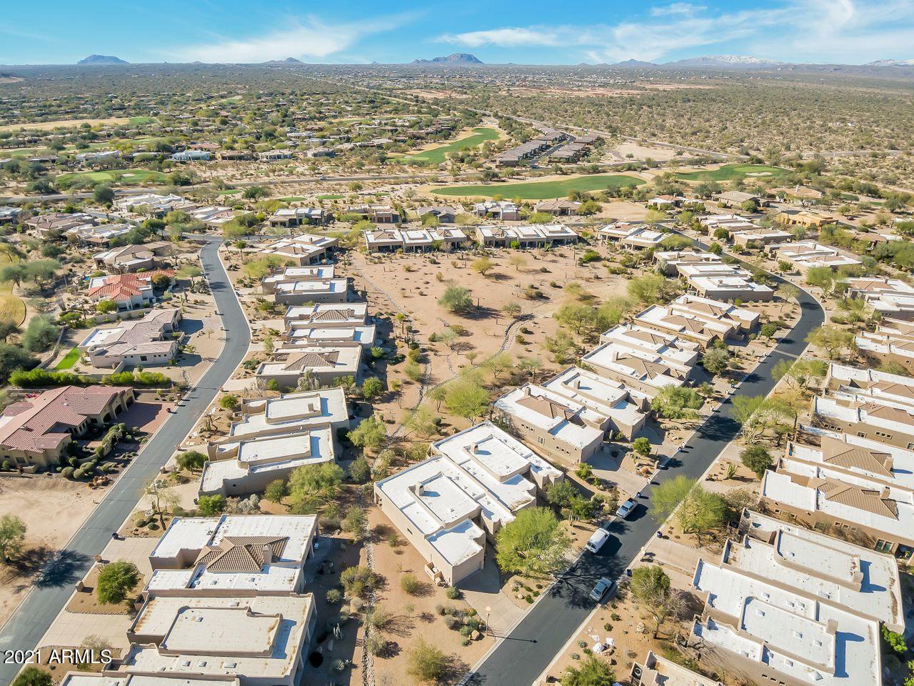 27802 North Quail Spring Road Rio Verde, AZ 85263 - Photo 35 of 35 an aerial view of residential building with parking space