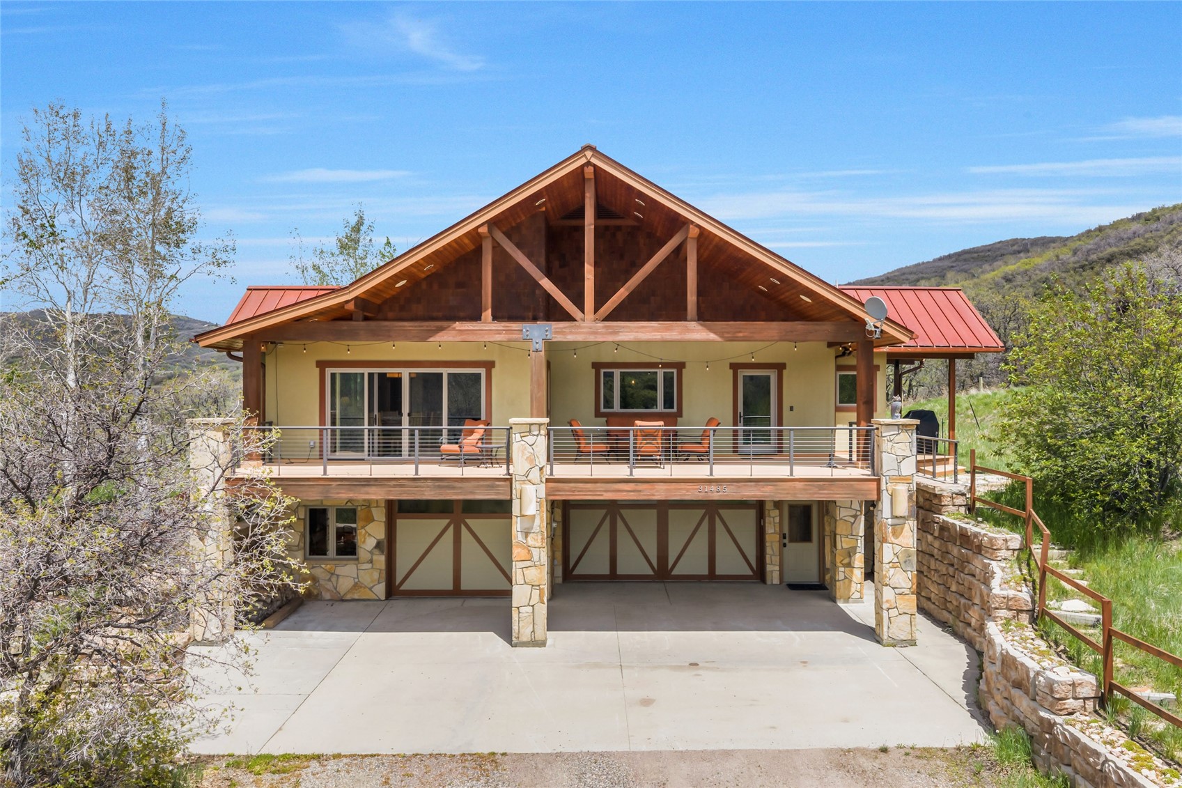 31485 Deerwood Ranch Road Steamboat Springs, CO 80487 - Photo 6 of 49 a view of a house with sitting area
