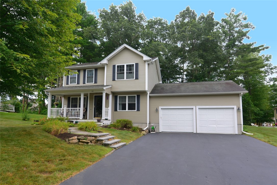 58 Scenic Way, Unit 50 Exeter, RI 02822 - Photo 3 of 27 Paved driveway and lovely stone steps