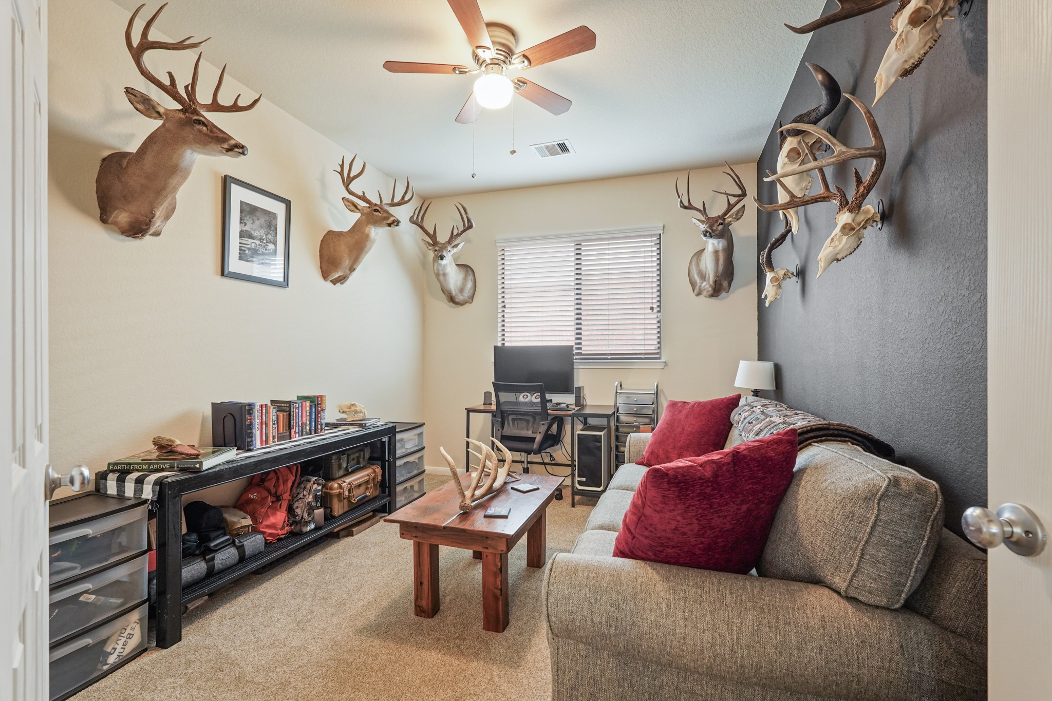 2027 Wembley Way Rosenberg, TX 77471 - Photo 11 of 28 a living room with furniture a bed and a window