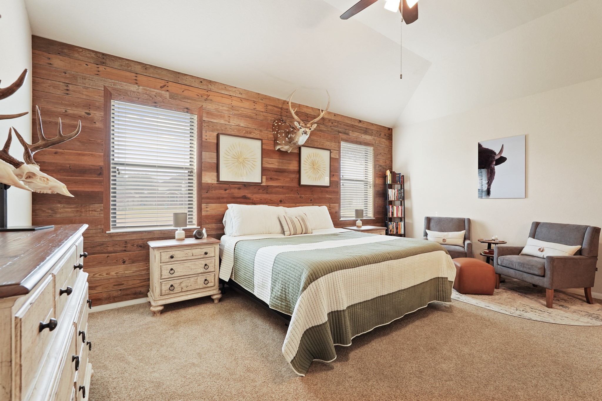 2027 Wembley Way Rosenberg, TX 77471 - Photo 17 of 28 a spacious bedroom with a bed and a cabinets