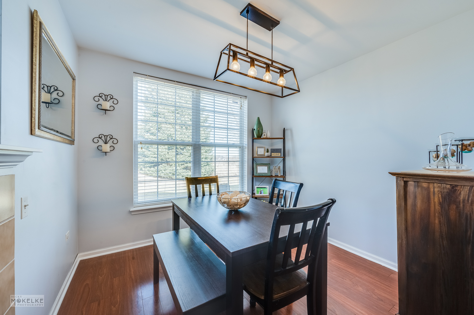 26 Rolling Oaks Road Sugar Grove, IL 60554 - Photo 7 of 25 a view of a dining room with furniture window and wooden floor