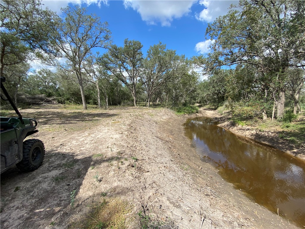 2696 Franke Road Goliad, TX 77963 - Photo 2 of 12 a view of a lake with a yard