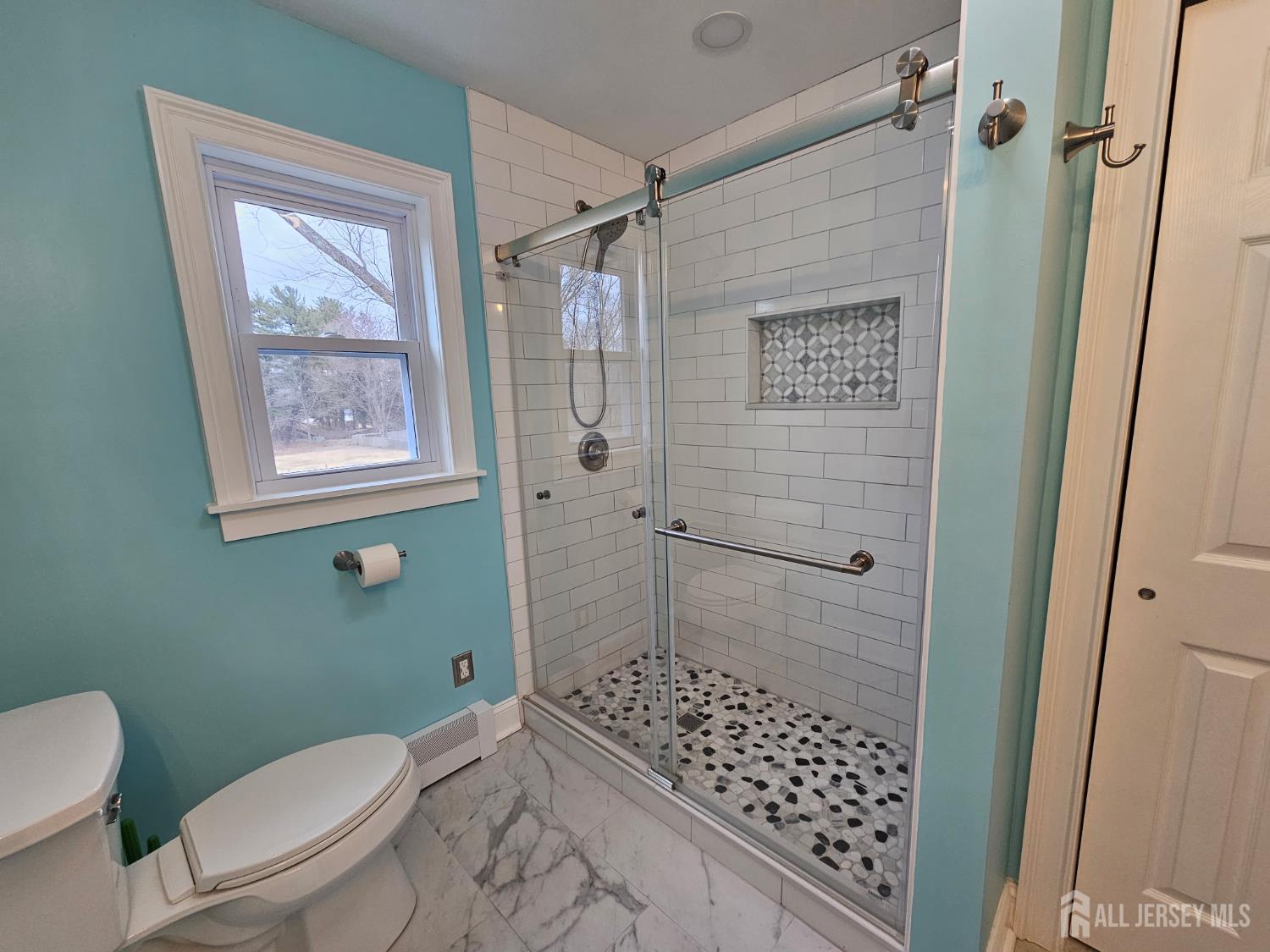 254 Friendship Road Monmouth Junction, NJ 08852 - Photo 32 of 42 a bathroom with a toilet a shower and a sink