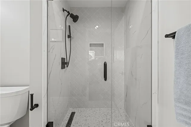 an aerial view of house with yard