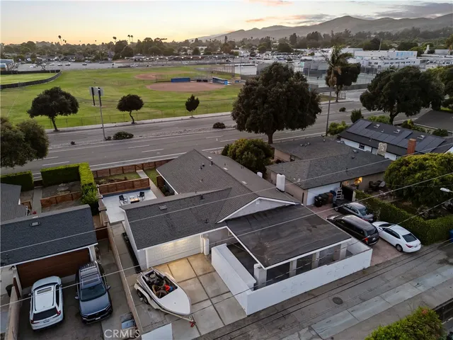 a dining room with furniture and a table