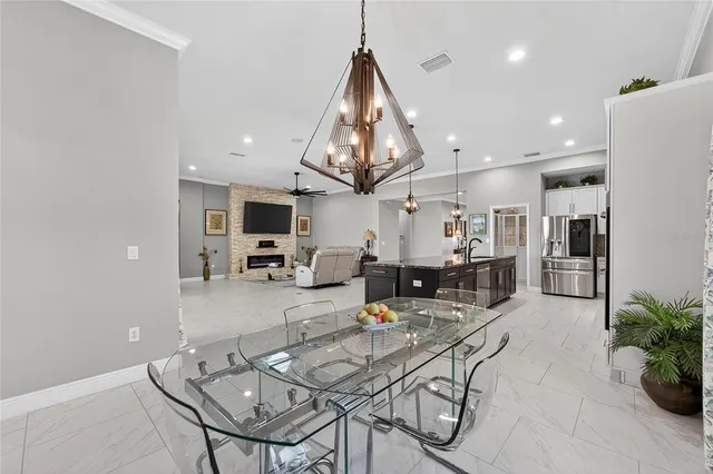 a view of a livingroom with furniture and windows
