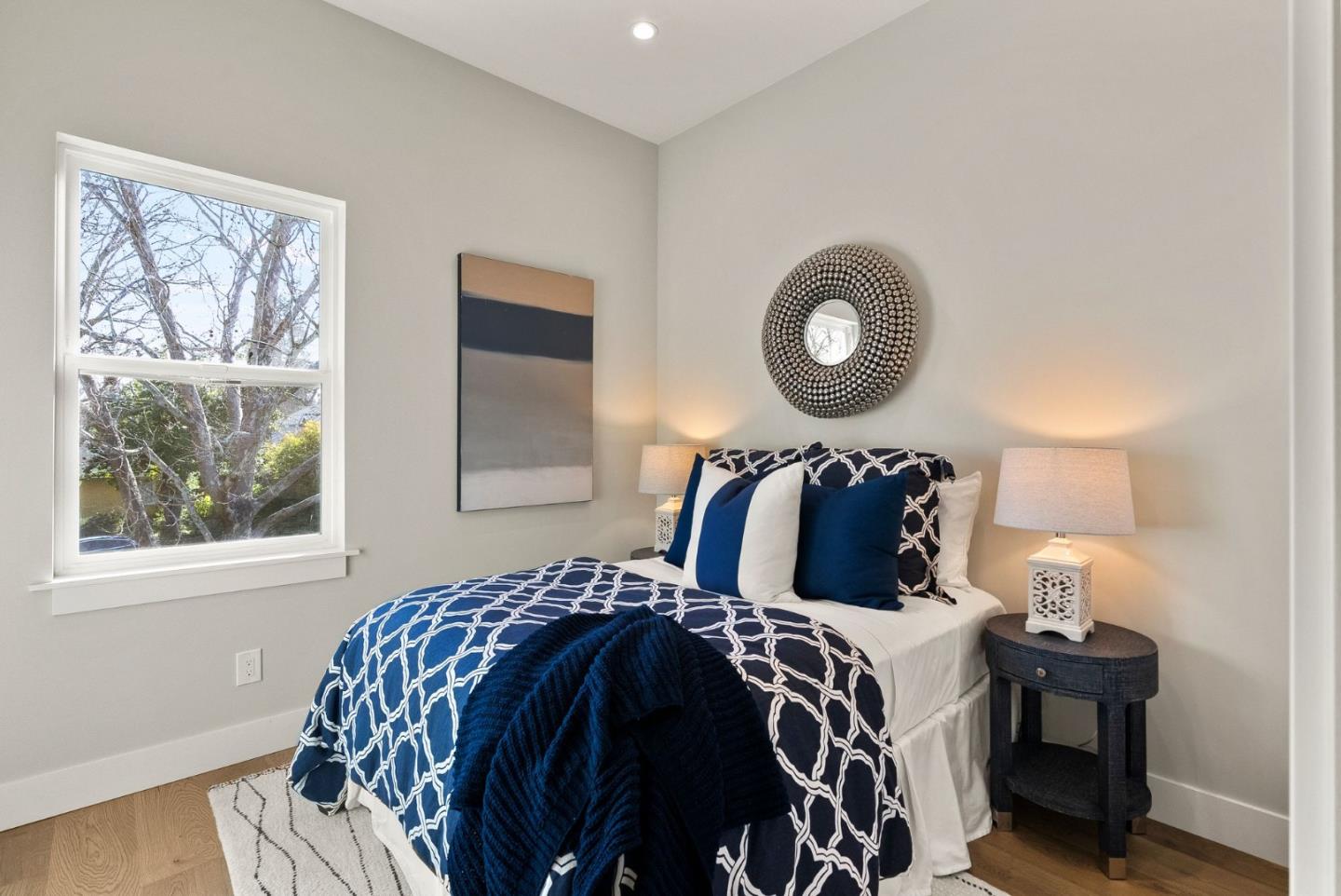 275 Willow Road Menlo Park, CA 94025 - Photo 29 of 40 a bedroom with a bed and a window