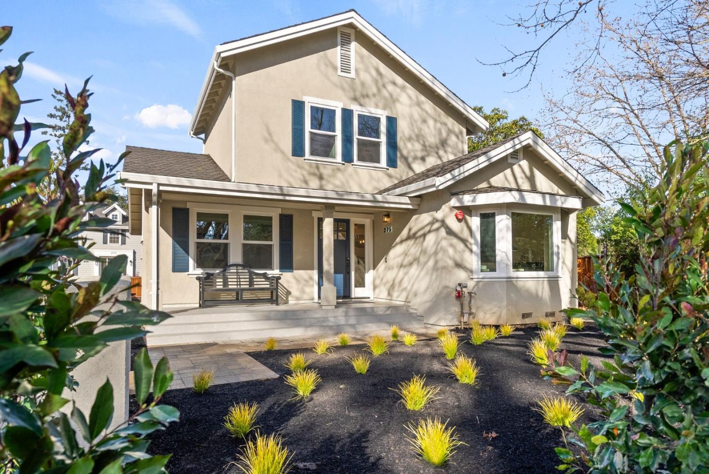 275 Willow Road Menlo Park, CA 94025 - Photo 35 of 40 a front view of a house with swimming pool