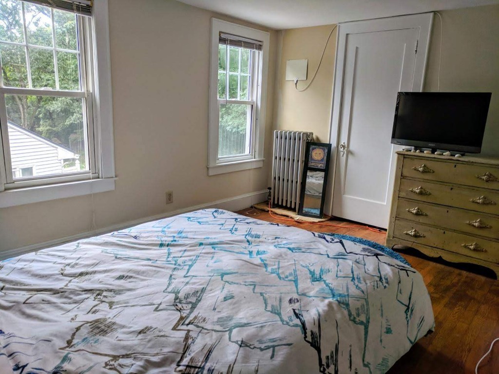 80 Eleanor Road Springfield, MA 01108 - Photo 19 of 30 a bedroom with a bed and flat tv screen