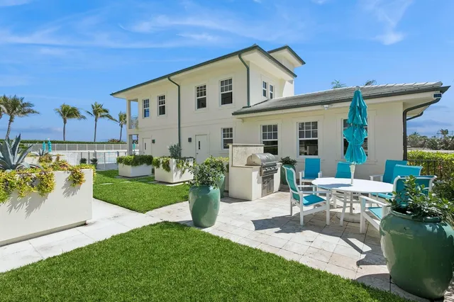 a view of a house with patio