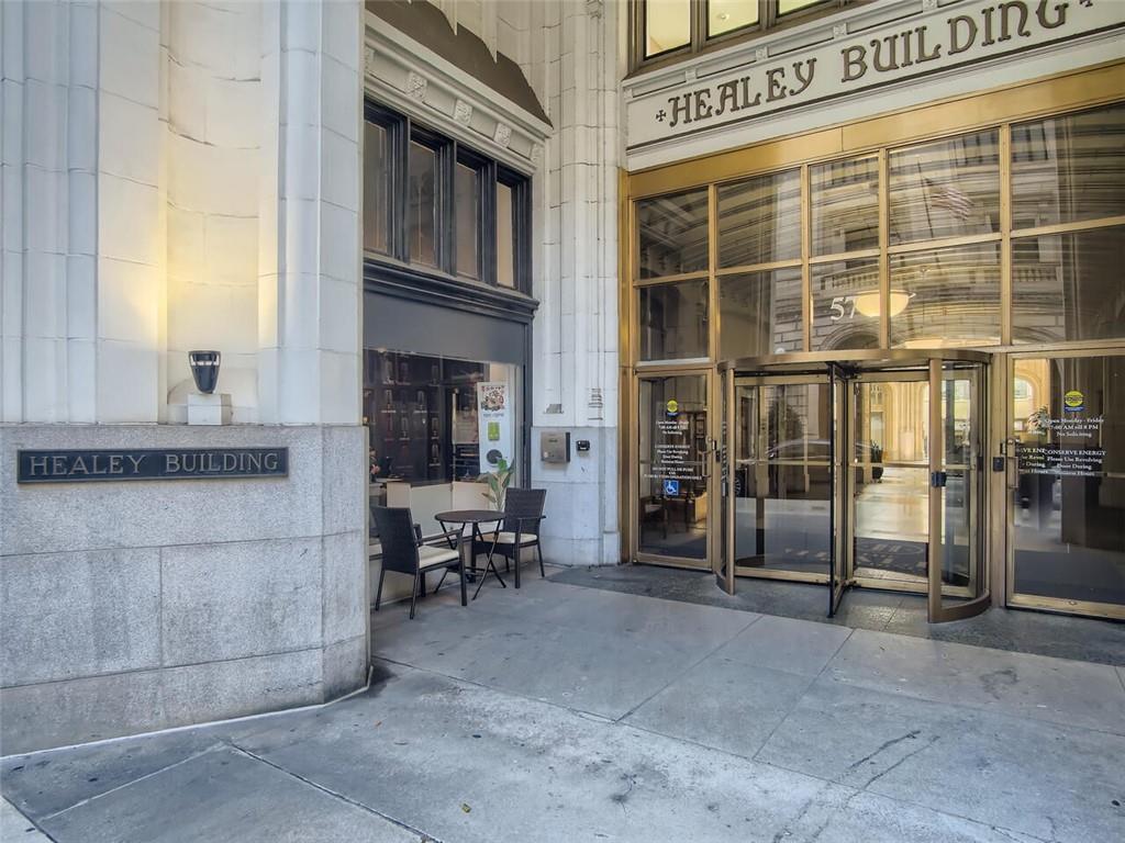 57 Forsyth Street Northwest, Unit 9C Atlanta, GA 30303 - Photo 11 of 11 a view of front door with outdoor seating