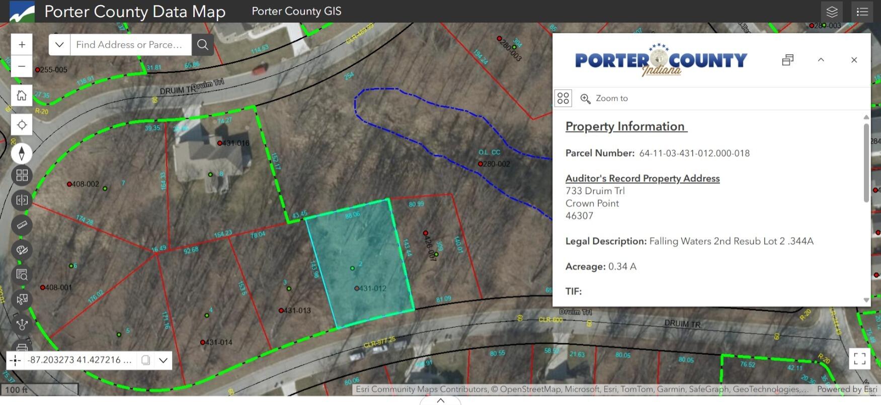 733 Druim Trail Crown Point, IN 46307 - Photo 5 of 6 a picture of a park