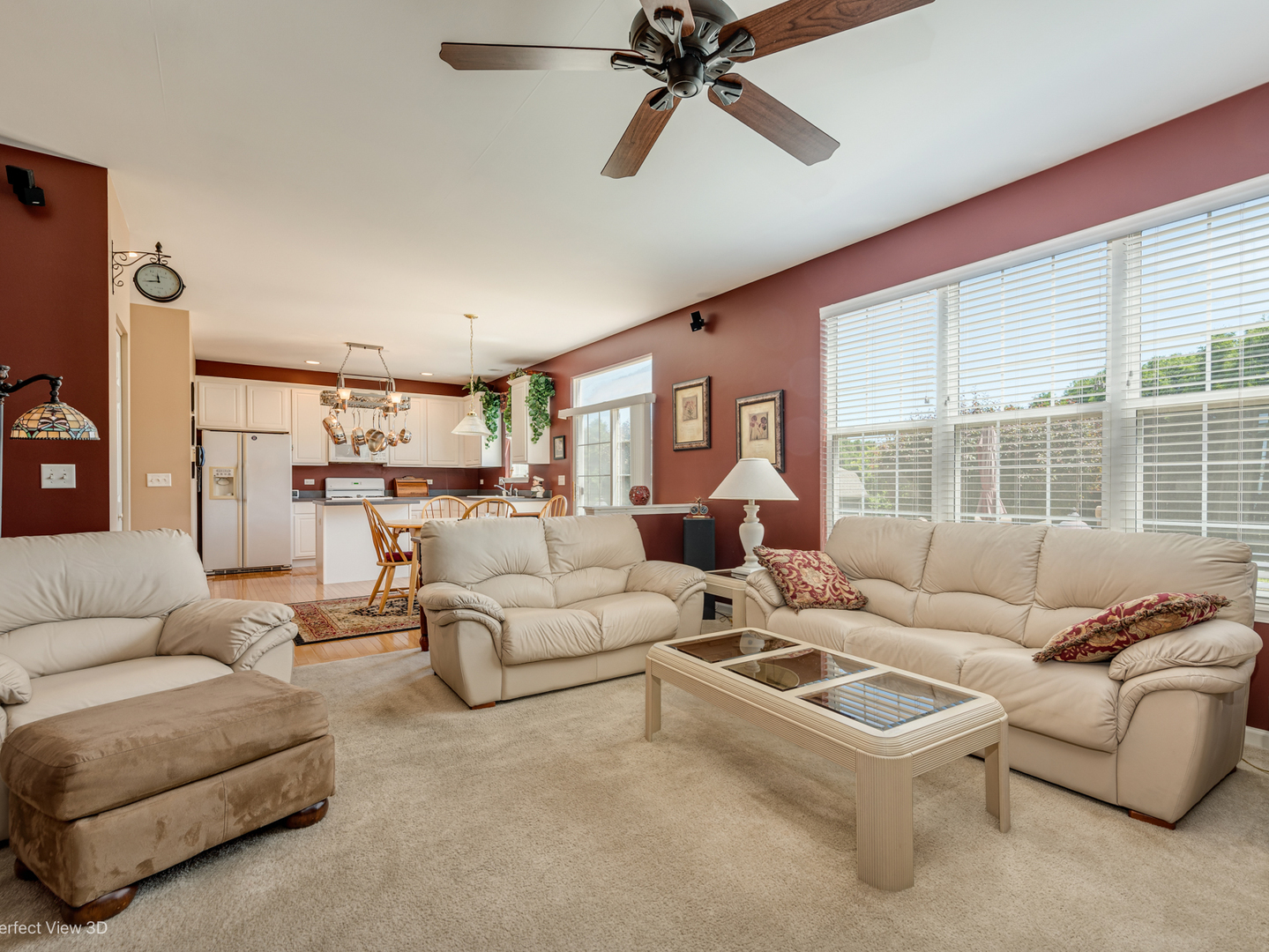 1606 Creekside Circle Minooka, IL 60447 - Photo 11 of 30 a living room with furniture and a large window