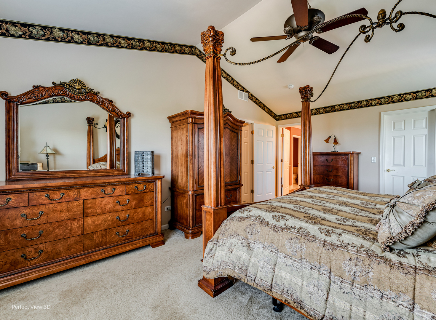 1606 Creekside Circle Minooka, IL 60447 - Photo 19 of 30 a bedroom with a bed dresser and a window