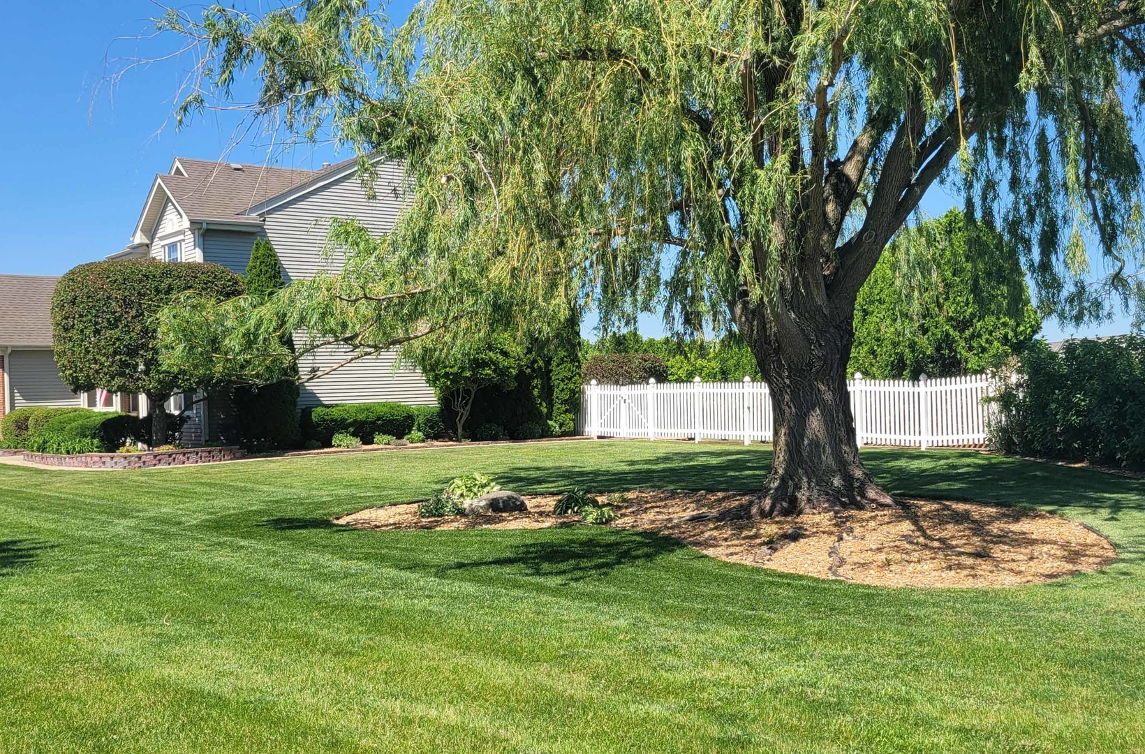 1606 Creekside Circle Minooka, IL 60447 - Photo 29 of 30 a view of a tree in front of a white house