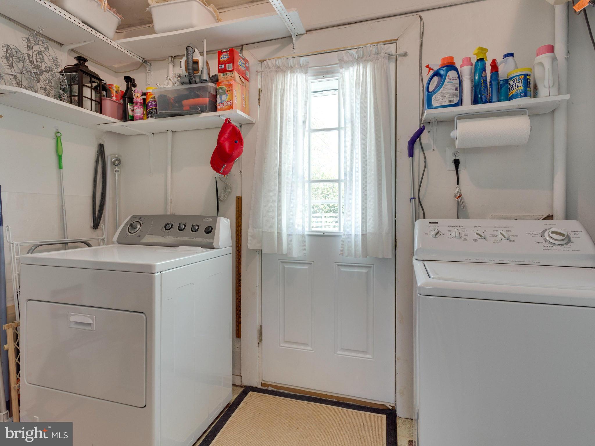 5218 Garner Street Springfield, VA 22151 - Photo 21 of 29 a utility room with closet dryer and washer