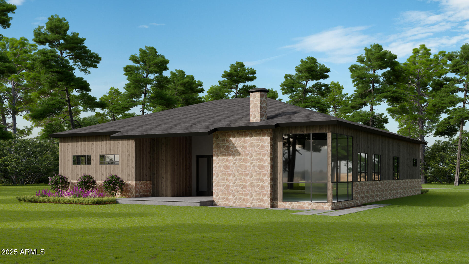 4165 West W Forest Pine, AZ 85544 - Photo 2 of 24 a front view of a house with a garden